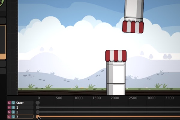 Scene Selection Bar