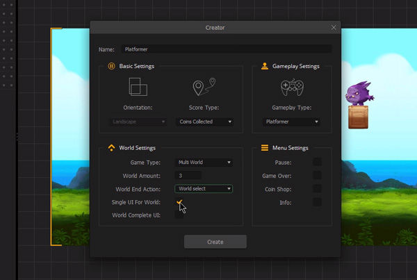 Using Creator