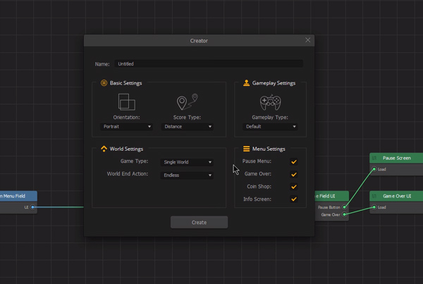 Menu Editor Overview