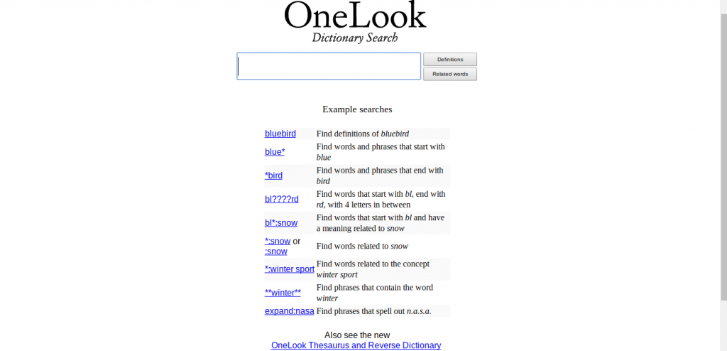 OneLook