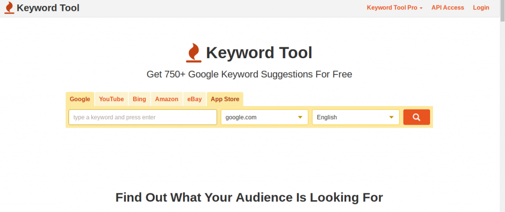 Keyword Tool