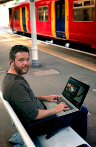 Ben Scriven On Train