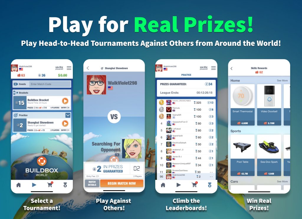 Win Real Prizes