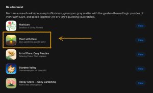 Plant With Care Feature